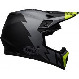KASK BELL MX-9 MIPS STRIKE MATT GREY/BLACK/HI VIZ