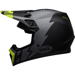 KASK BELL MX-9 MIPS STRIKE MATT GREY/BLACK/HI VIZ