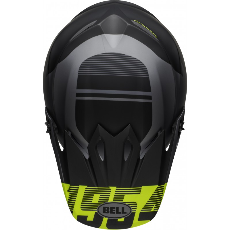 KASK BELL MX-9 MIPS STRIKE MATT GREY/BLACK/HI VIZ