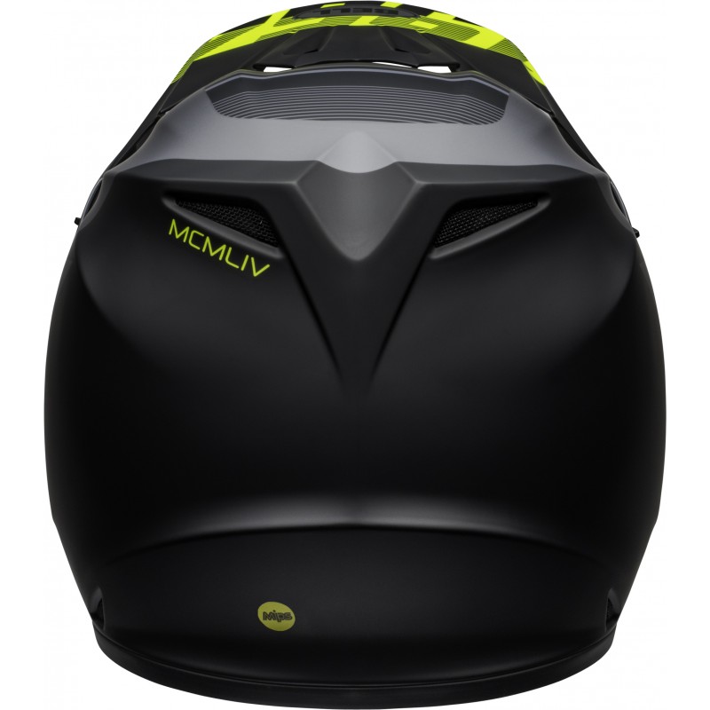 KASK BELL MX-9 MIPS STRIKE MATT GREY/BLACK/HI VIZ