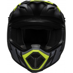 KASK BELL MX-9 MIPS STRIKE MATT GREY/BLACK/HI VIZ