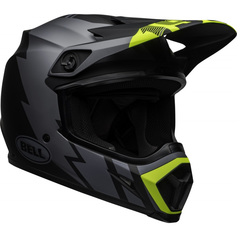 KASK BELL MX-9 MIPS STRIKE MATT GREY/BLACK/HI VIZ