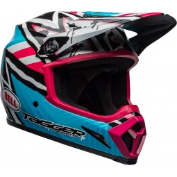 KASK BELL MX-9 MIPS TAGGER ASYMETRIC BLUE/PINK