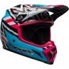 KASK BELL MX-9 MIPS TAGGER ASYMETRIC BLUE/PINK