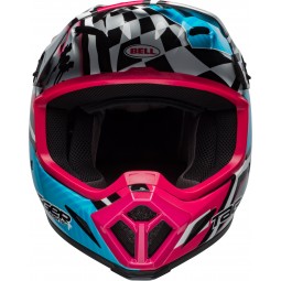 KASK BELL MX-9 MIPS TAGGER ASYMETRIC BLUE/PINK