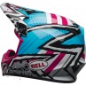 KASK BELL MX-9 MIPS TAGGER ASYMETRIC BLUE/PINK