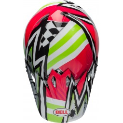 KASK BELL MX-9 MIPS TAGGER ASYMETRIC PINK/GREEN