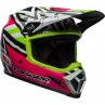 KASK BELL MX-9 MIPS TAGGER ASYMETRIC PINK/GREEN