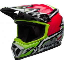 KASK BELL MX-9 MIPS TAGGER ASYMETRIC PINK/GREEN