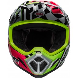 KASK BELL MX-9 MIPS TAGGER ASYMETRIC PINK/GREEN