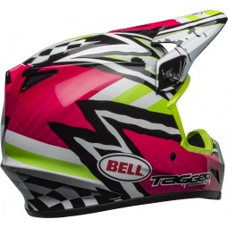 KASK BELL MX-9 MIPS TAGGER ASYMETRIC PINK/GREEN