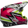 KASK BELL MX-9 MIPS TAGGER ASYMETRIC PINK/GREEN