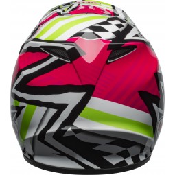 KASK BELL MX-9 MIPS TAGGER ASYMETRIC PINK/GREEN