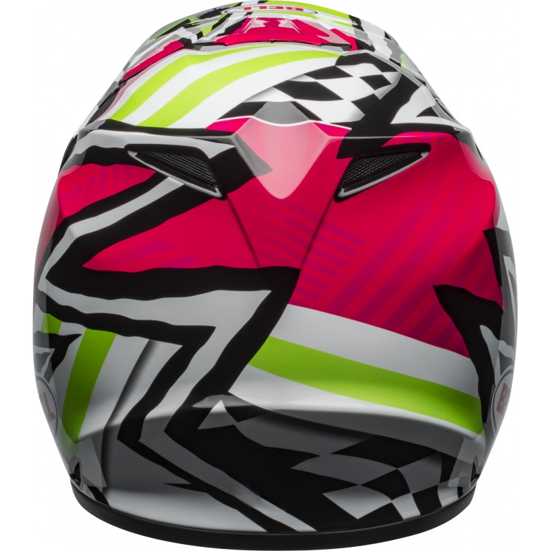 KASK BELL MX-9 MIPS TAGGER ASYMETRIC PINK/GREEN