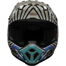 KASK BELL MX-9 MIPS TAGGER CHECK ME OUT GLOSS WHITE/BLACK
