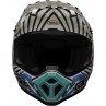 KASK BELL MX-9 MIPS TAGGER CHECK ME OUT GLOSS WHITE/BLACK