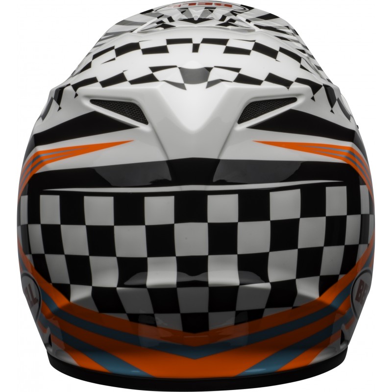 KASK BELL MX-9 MIPS TAGGER CHECK ME OUT GLOSS WHITE/BLACK