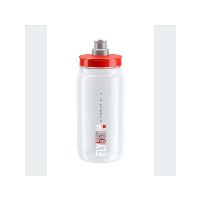 Elite Bidon Fly Clear 2018 Red 550ml