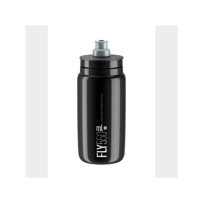 Elite Bidon Fly Black 2018 Grey 550ml