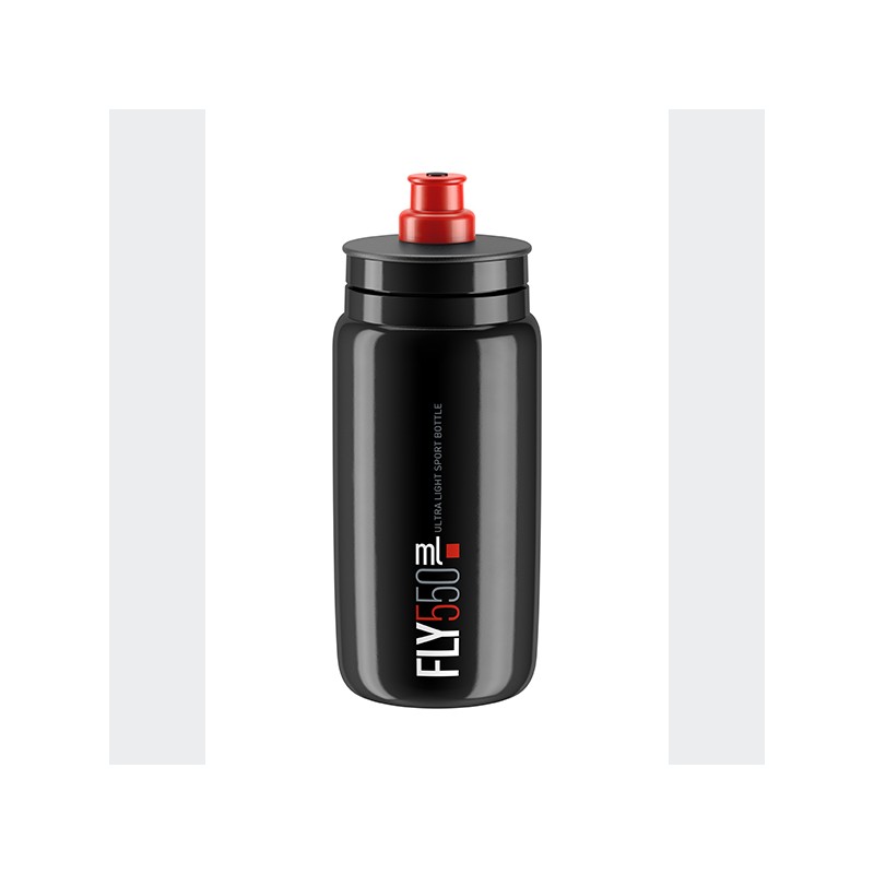 Elite Bidon Fly Black 2018 Red 550ml