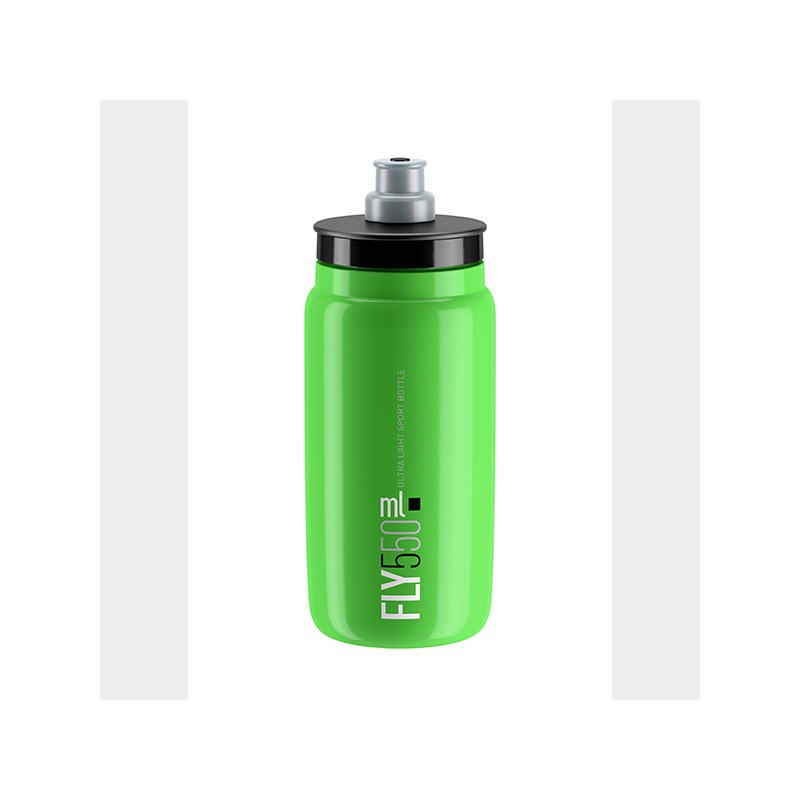 Elite Bidon Fly Green 2018 Black 550ml