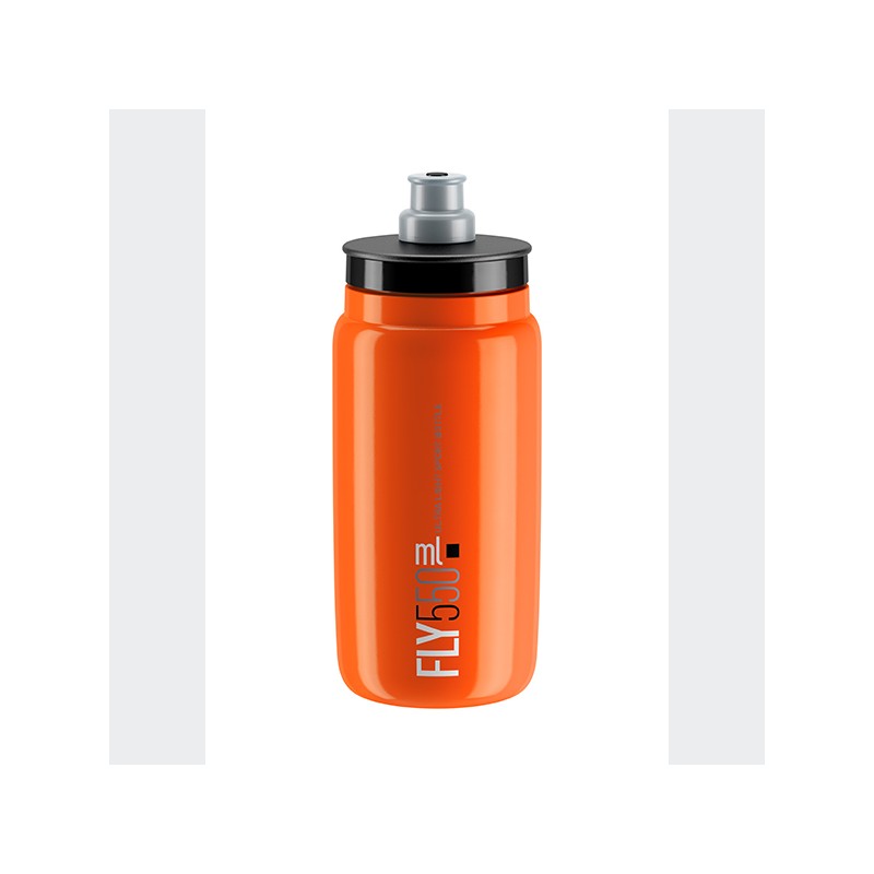 Elite Bidon Fly Orange 2018 Black 550ml