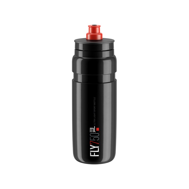 Elite Bidon Fly Black 2018 Red 750ml