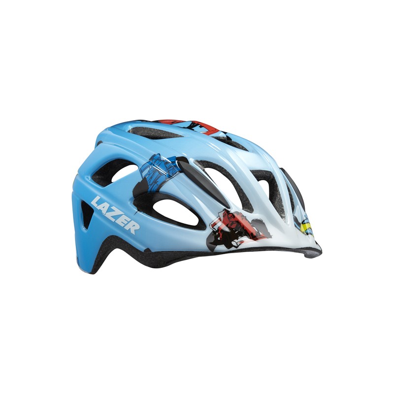 Lazer Kask P'nut Blue Racer Boy +Siatka