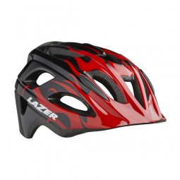 Lazer Kask Nutz Red Flames +Siatka