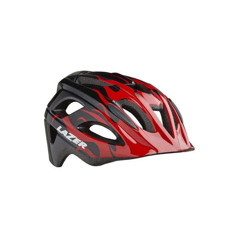 Lazer Kask Nutz Red Flames +Siatka