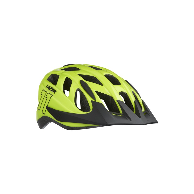 Lazer Kask J1 Flash Yellow +Siatka +LED