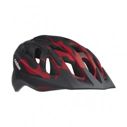 Lazer Kask J1 Red Flames +Siatka +LED