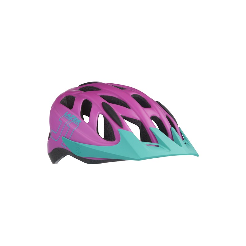 Lazer Kask J1 Purple Turquoise +Siatka +LED
