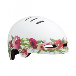 Lazer Kask Street+ JR Mat Flower Pink White