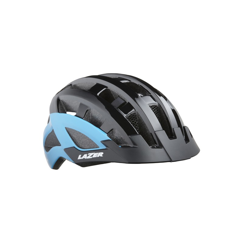 Lazer Kask Comp DLX MIPS Black Blue Uni +Siatka +LED