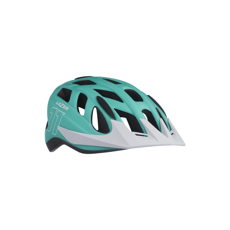 Lazer Kask J1 Mat Green White +Siatka +LED