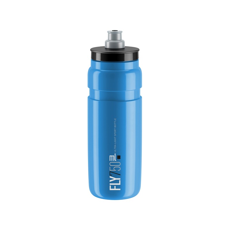 Elite Bidon Fly Blue Black logo 750ml