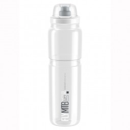 Elite Bidon Fly MTB Clear Grey logo 950 ml