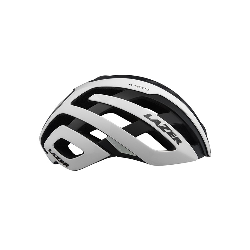 Lazer Kask Century White Black S + led