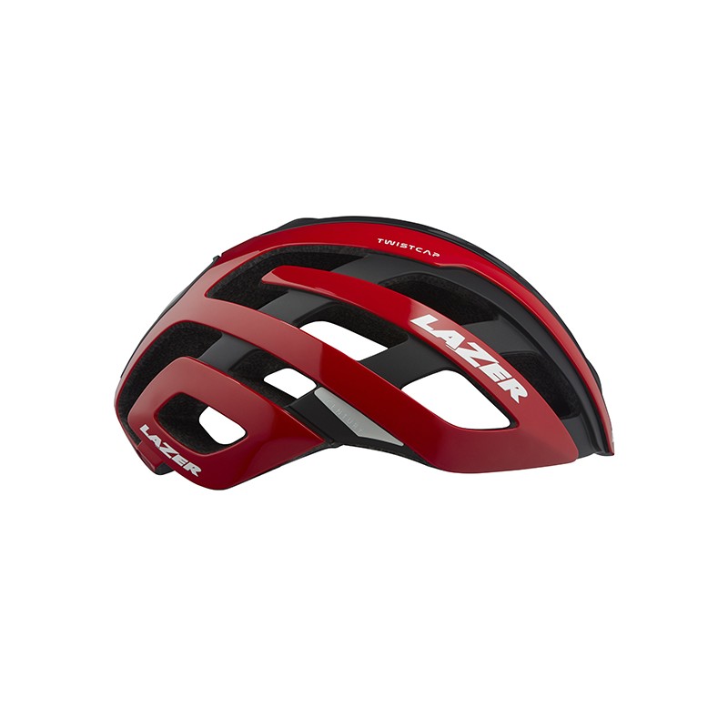 Lazer Kask Century Red Black M + led