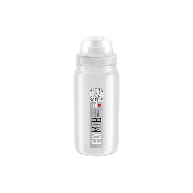 Elite Bidon FLY MTB Clear Szary 550ml