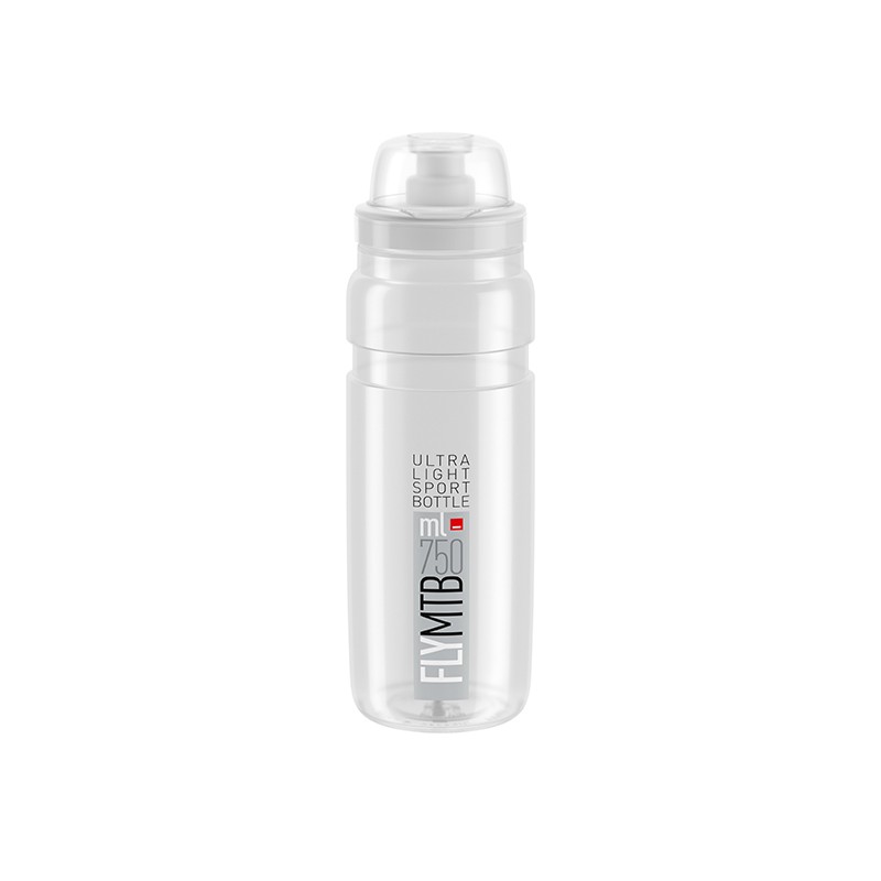 Elite Bidon FLY MTB Clear Szary 750ml