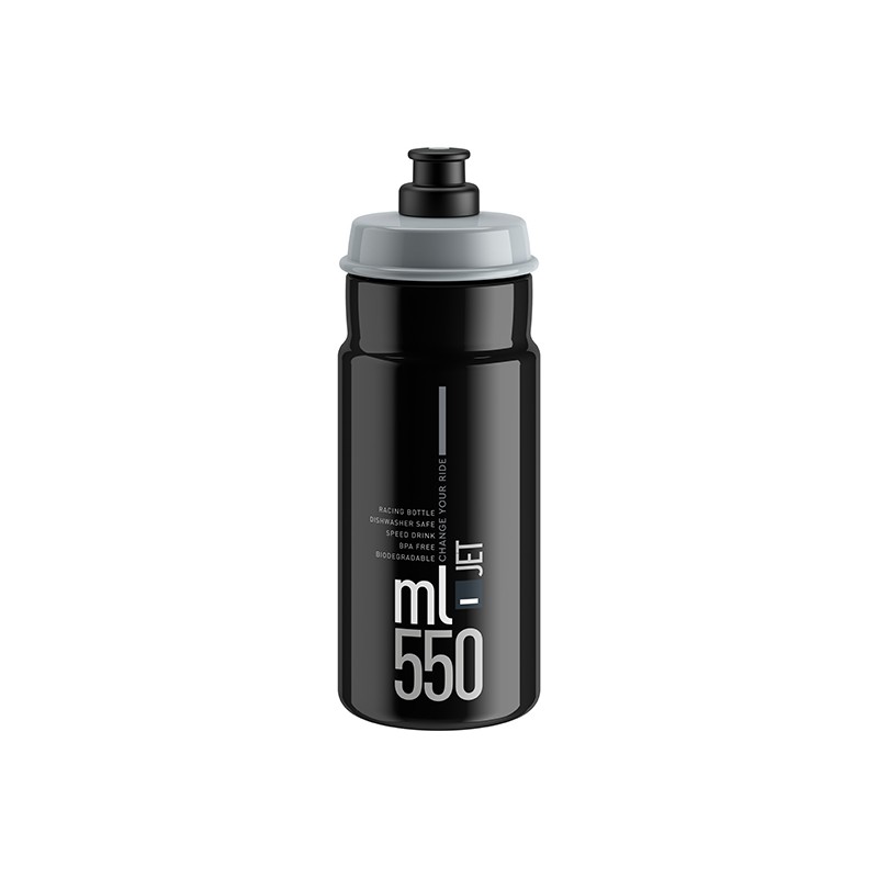 Elite Bidon Jet Czarny Szary 550ml