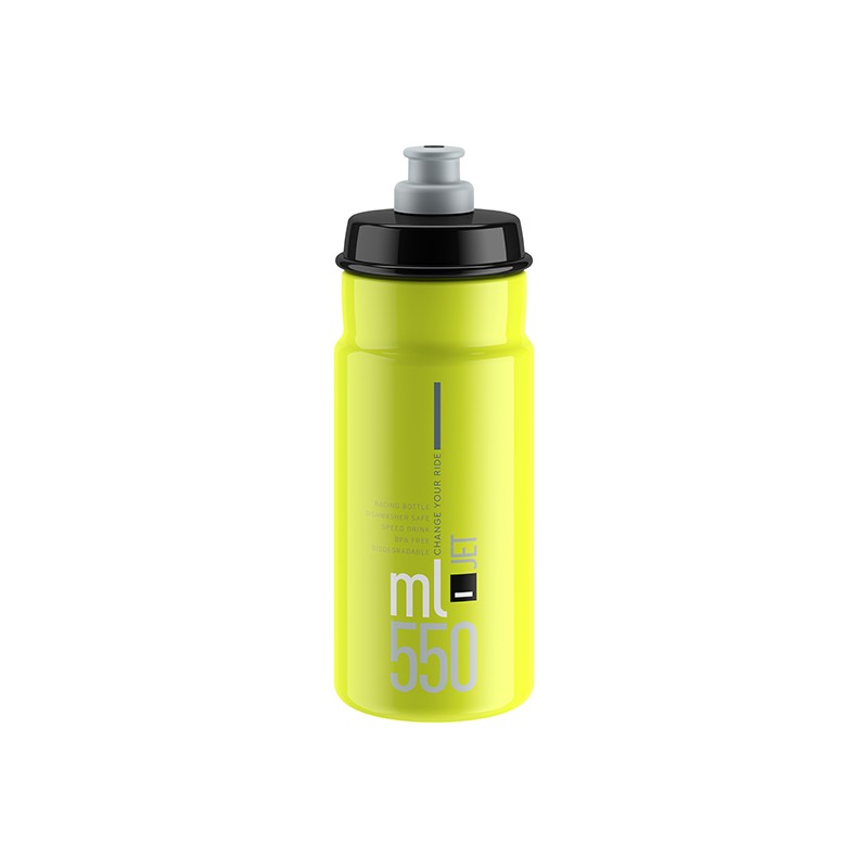 Elite Bidon Jet Żółty Fluo Czarny 550ml