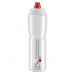 Elite Bidon Jet Clear Czerwony 950ml