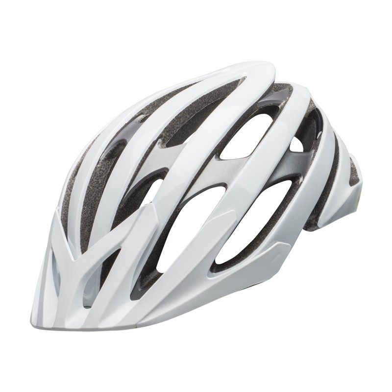 Kask mtb BELL CATALYST INTEGRATED MIPS matte gloss white gunmetal