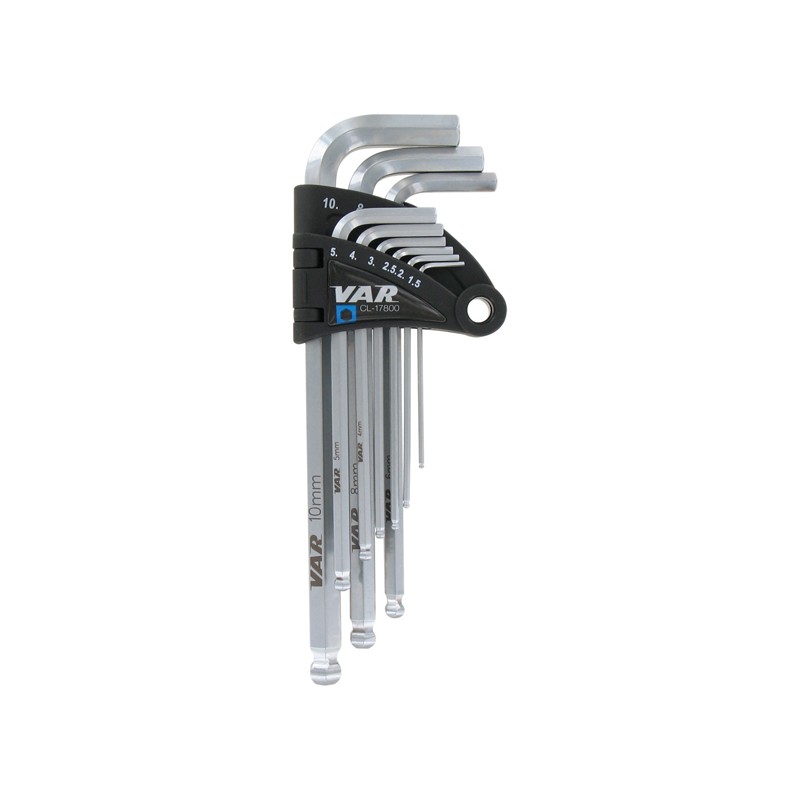 VAR Profesjonalny zestaw kluczy imbusowych 1,5-10mm