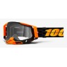 Gogle 100% RACECRAFT 2 COSTUME 2 (Szyba Przezroczysta Anti-Fog, LT 88%-92% + 10 Zrywek) (NEW)