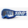 Gogle 100% ACCURI 2 OTG BLUE - Na okulary (Szyba Przezroczysta, LT 88%-92%) (NEW)