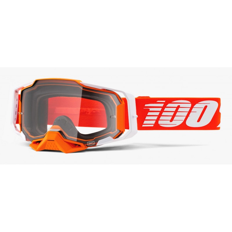 Gogle 100% ARMEGA Googgle REGAL Clear Lens (Szyba przezroczysta Anti-Fog, LT 88%-92%) (NEW)